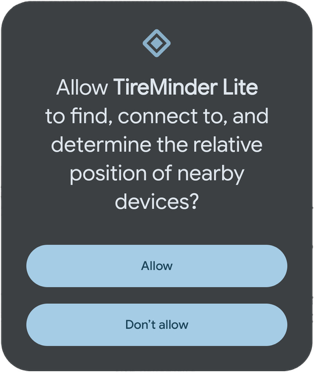 Android nearby devices permission example