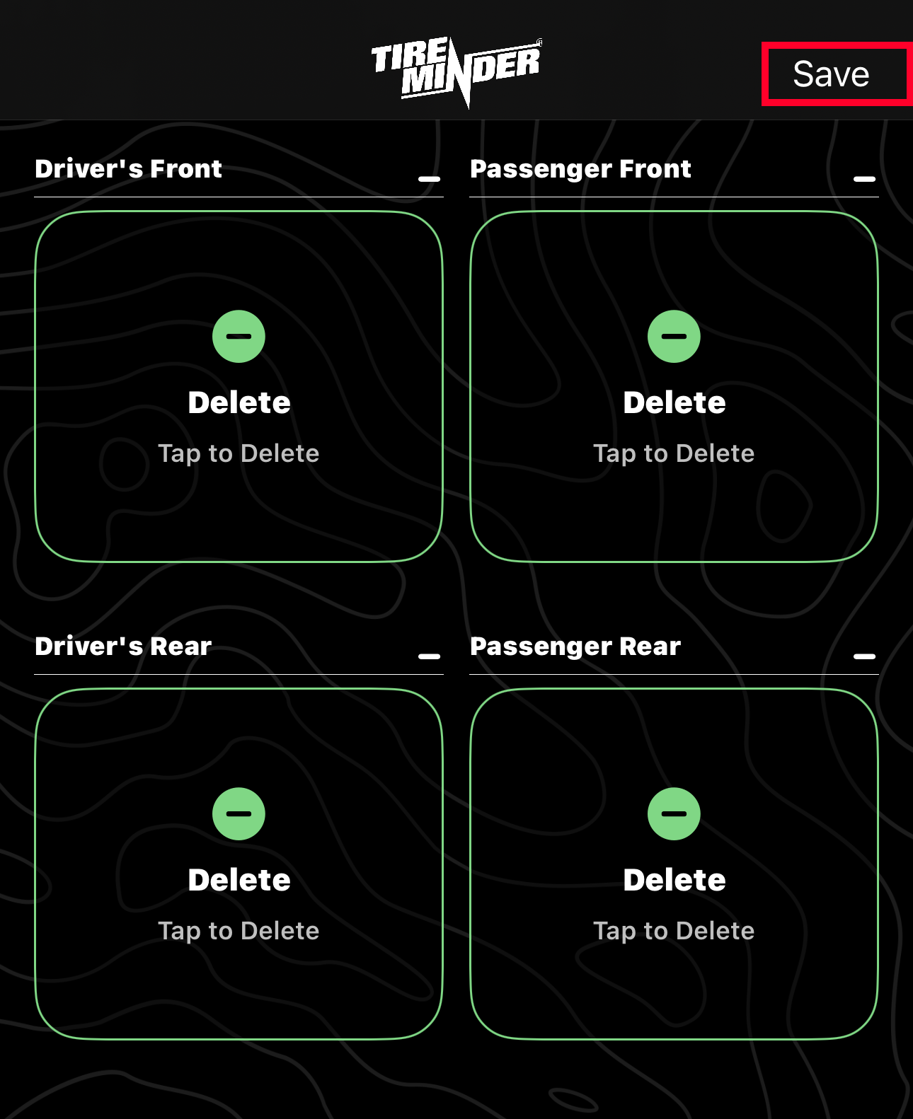 All tire positions learned